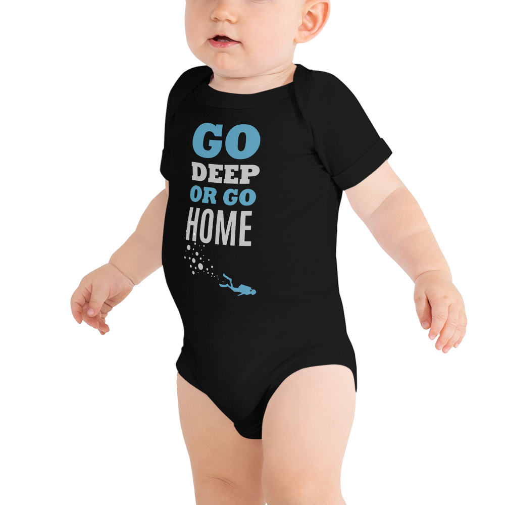 Body-puku "GO DEEP OR GO HOME"