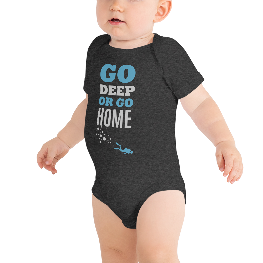 Body-puku "GO DEEP OR GO HOME"
