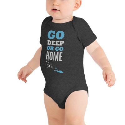Body-puku "GO DEEP OR GO HOME"